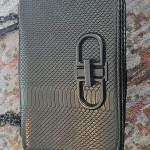 Black ALDO snakeskin purse